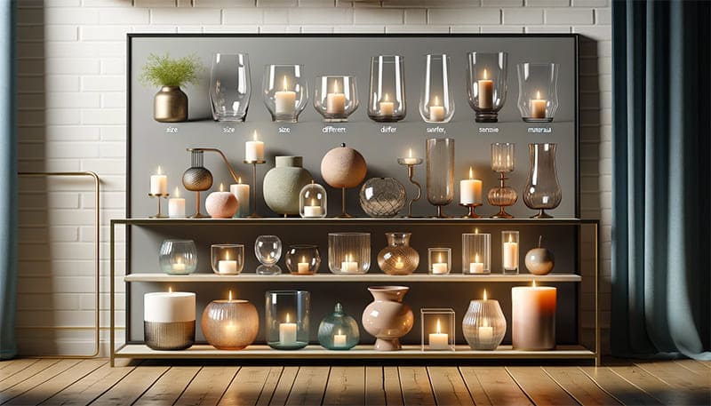 Interior Design Scene with Candle Holder Selection Tips